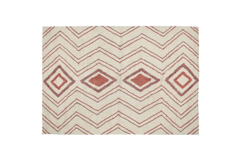 Kastamonu Ryamatta 160x230 cm - Beige - Textil & mattor - Mattor - Modern matta - Bomullsmatta
