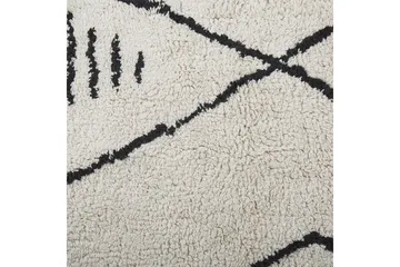 Kebir Bomullsmatta 160x230 cm - Svart/Vit - Textil & mattor - Mattor - Modern matta - Bomullsmatta