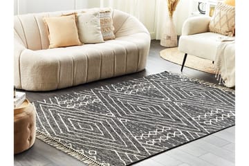 Khenifra Bomullsmatta 140x200 cm - Svart/Vit - Textil & mattor - Mattor - Modern matta - Bomullsmatta