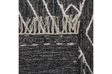 Khenifra Bomullsmatta 140x200 cm - Svart/Vit - Textil & mattor - Mattor - Modern matta - Bomullsmatta