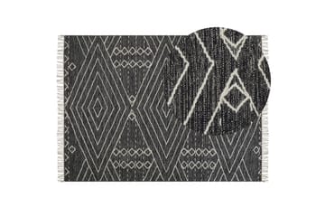Khenifra Bomullsmatta 160x230 cm - Svart/Vit - Textil & mattor - Mattor - Modern matta - Bomullsmatta