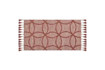 Kirsehir Bomullsmatta 80x150 cm - Röd - Textil & mattor - Mattor - Modern matta - Bomullsmatta