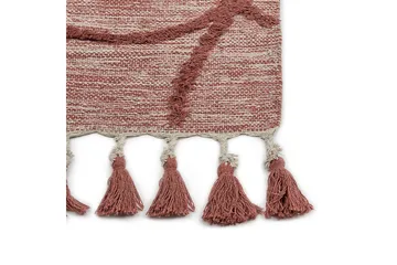 Kirsehir Bomullsmatta 80x150 cm - Röd - Textil & mattor - Mattor - Modern matta - Bomullsmatta