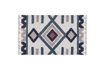 Kozlu Ryamatta 160x230 cm - Blå - Textil & mattor - Mattor - Modern matta - Bomullsmatta