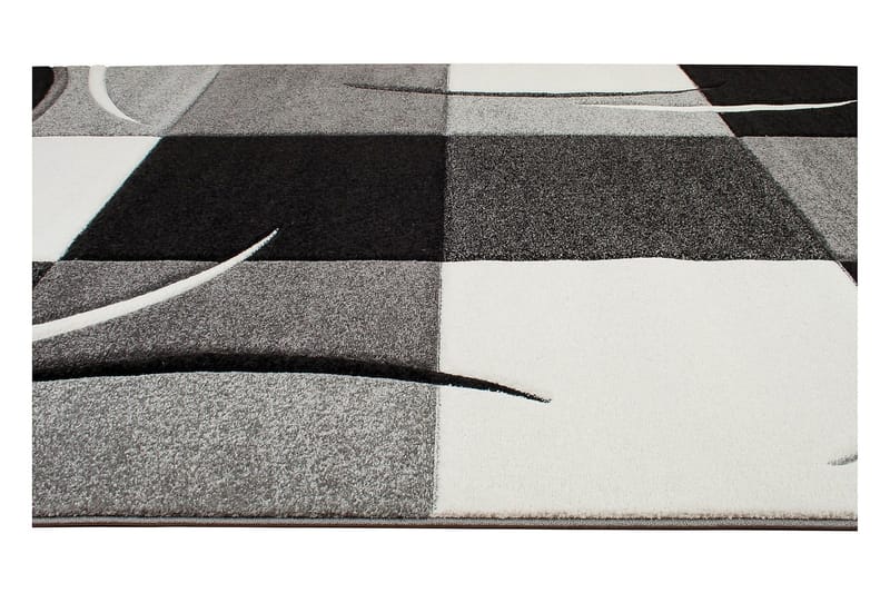 London Patch Friezematta 200x290 - Svart - Textil & mattor - Mattor - Modern matta - Wiltonmattor