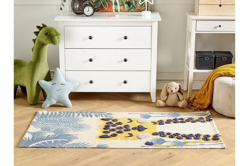 Luas Bomullsmatta 80x150 cm - Beige - Textil & mattor - Barntextilier - Barnmatta & lekmatta