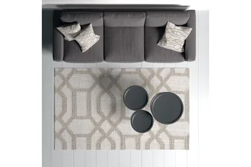 Maltina Bomullsmatta 80x120 cm Rektangulär - Grå - Textil & mattor - Mattor - Modern matta - Bomullsmatta