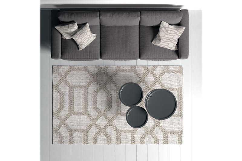 Maltina Bomullsmatta 80x120 cm Rektangulär - Grå - Textil & mattor - Mattor - Modern matta - Bomullsmatta