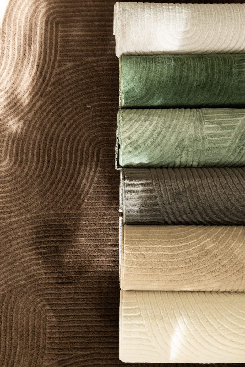 Maskinvävd Matta Castello Art 160x230 cm - Choklad - Textil & mattor - Mattor - Modern matta - Wiltonmattor