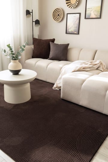 Maskinvävd Matta Castello Art 240x340 cm - Choklad - Textil & mattor - Mattor - Modern matta - Wiltonmattor