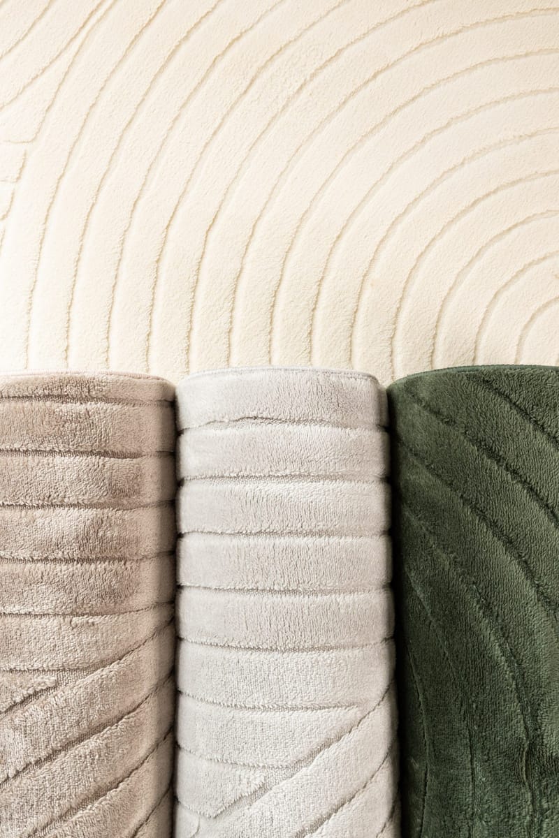 Maskinvävd Matta Cozy Zen 155x230 cm - Smaragdgrön - Textil & mattor - Mattor - Modern matta - Wiltonmattor