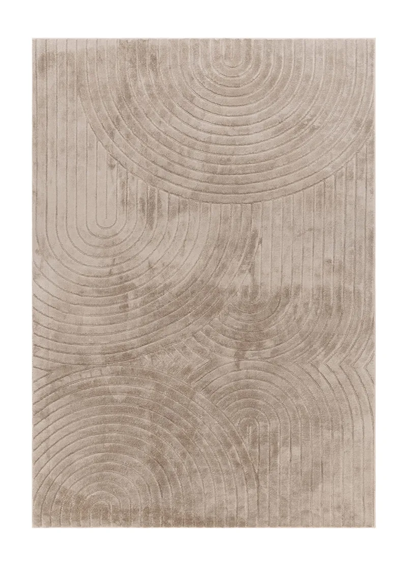 Maskinvävd Matta Cozy Zen 155x230 cm - Taupe - Textil & mattor - Mattor - Modern matta - Wiltonmattor