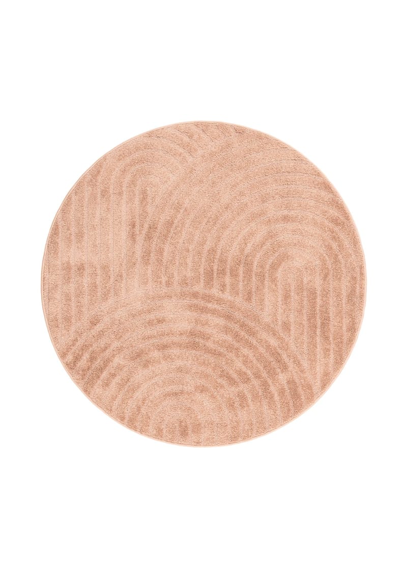 Maskinvävd Matta Genova Zen Rund 240 cm - Peach - Textil & mattor - Mattor - Modern matta - Wiltonmattor