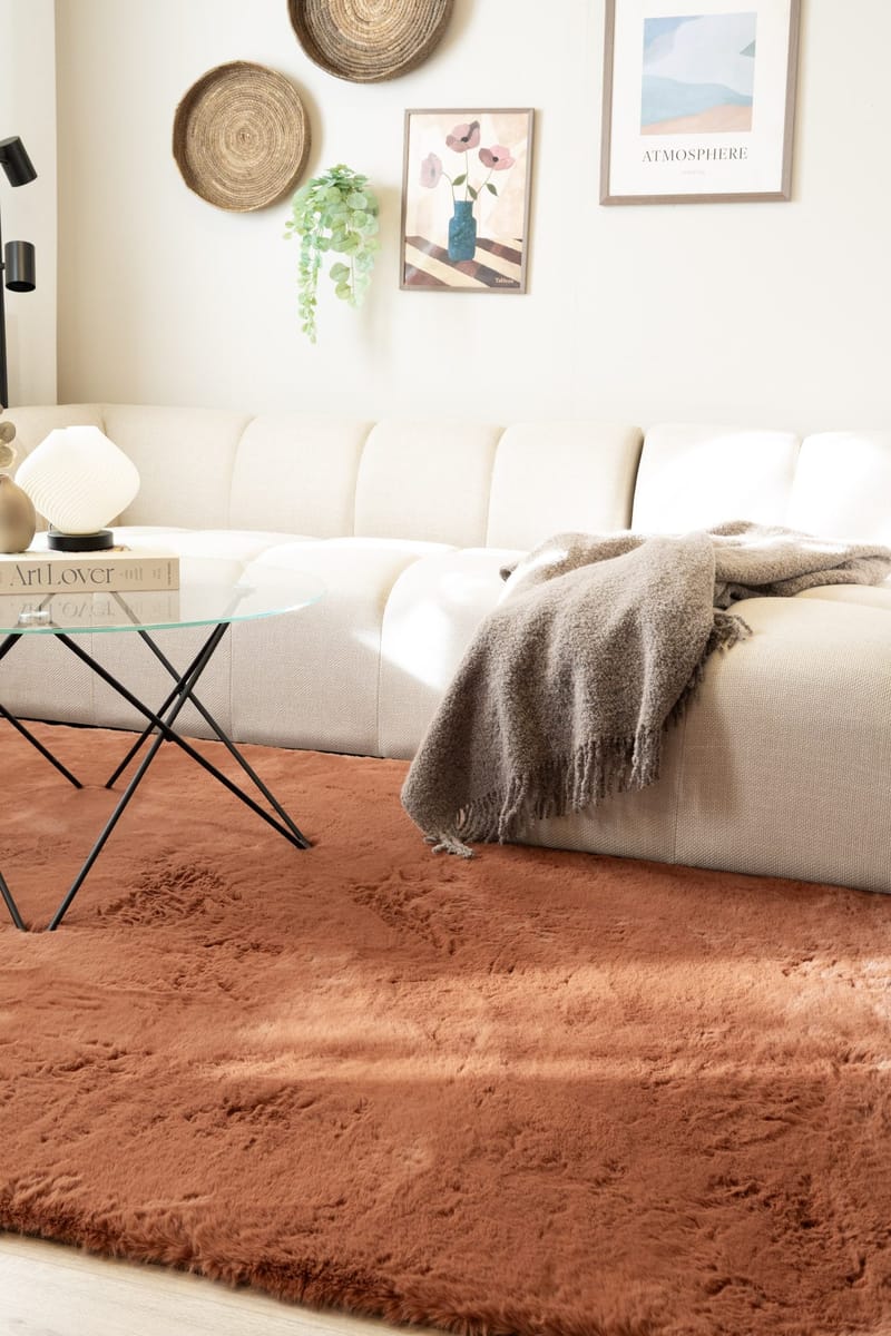 Maskinvävd Matta Heaven Deluxe 160x230 cm - rost - Textil & mattor - Mattor - Modern matta - Wiltonmattor