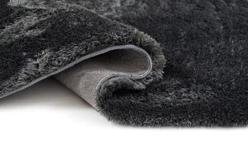 Maskinvävd Matta Novelle Rund 160 cm - Grafit - Textil & mattor - Mattor - Modern matta - Ryamatta & luggmatta