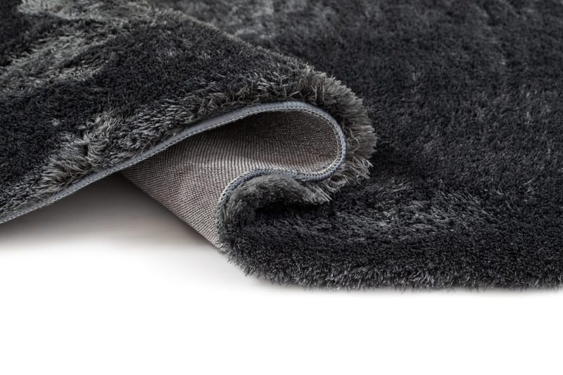 Maskinvävd Matta Novelle Rund 160 cm - Grafit - Textil & mattor - Mattor - Modern matta - Ryamatta & luggmatta