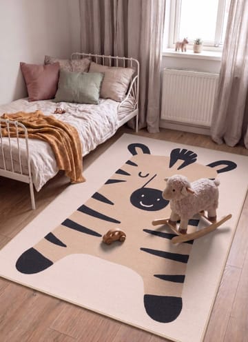 Maskinvävd Matta Play Zebra 140x200 cm - Linne - Textil & mattor - Mattor - Modern matta - Wiltonmattor