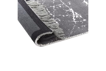 Matta Hanli - Grå, vit, 160x230 cm - Textil & mattor - Mattor - Modern matta - Viskosmatta & konstsilkesmatta