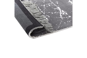 Matta Hanli - Grå, vit, 80x150 cm - Textil & mattor - Mattor - Modern matta - Viskosmatta & konstsilkesmatta