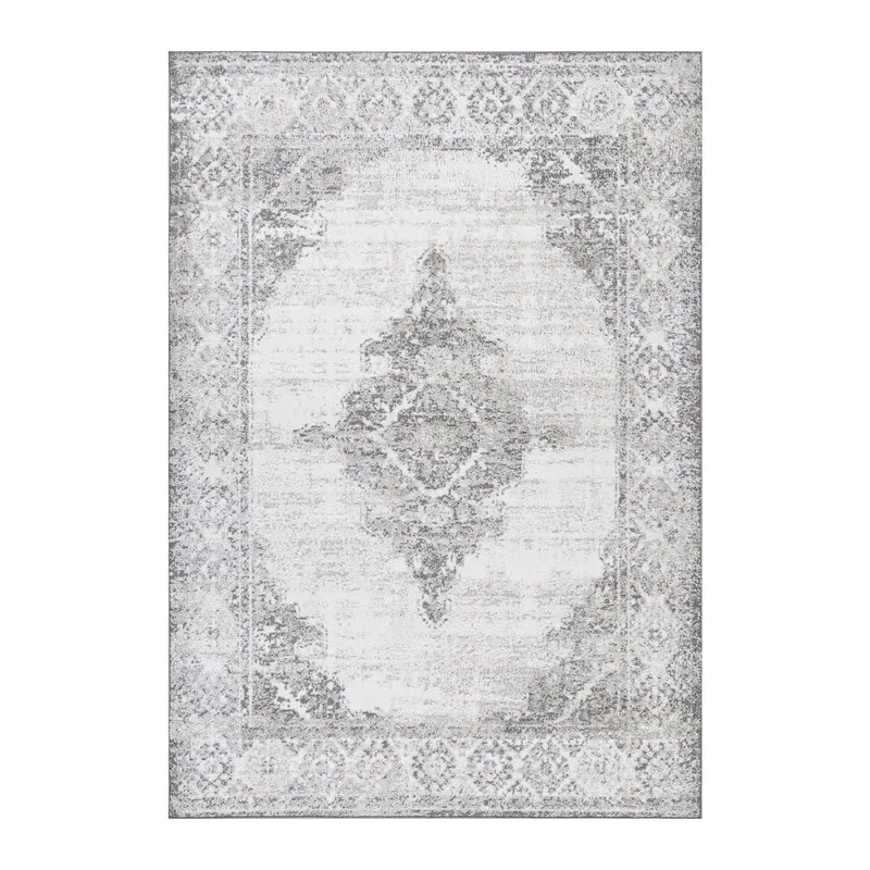 Matta Vanor 100x150 cm - Vit/Grå - Textil & mattor - Mattor - Modern matta - Wiltonmattor