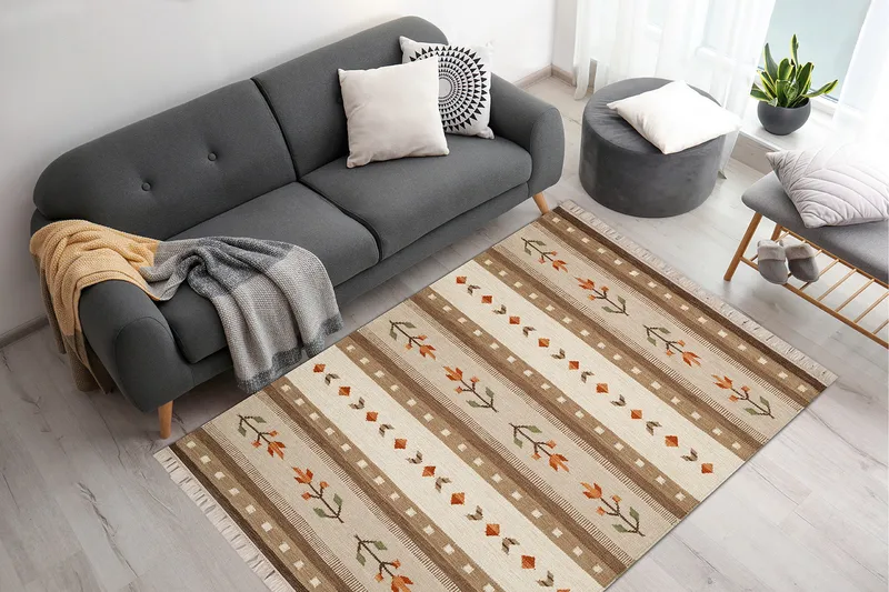 Fagersta Ullmatta 140x200 cm - Sand - Textil & mattor - Mattor - Modern matta - Ullmatta