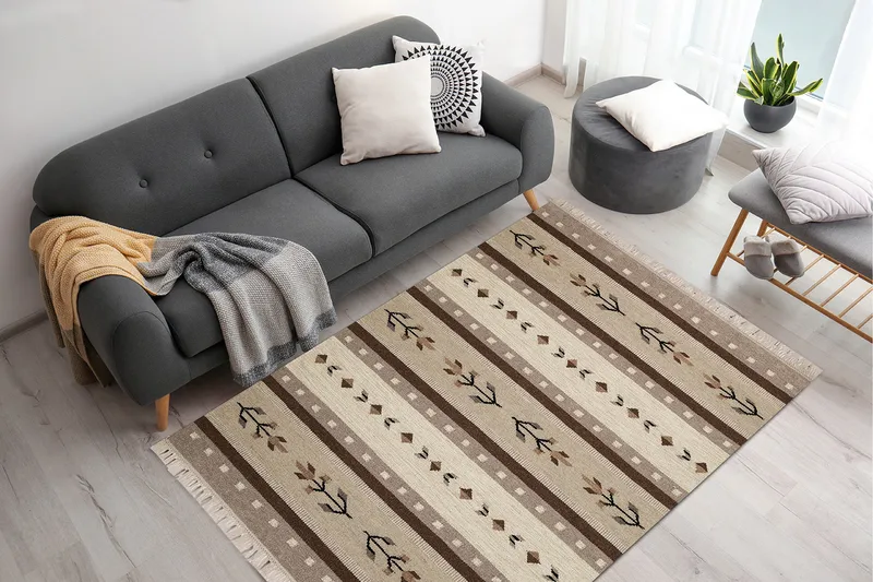 Fagersta Ullmatta 160x230 cm - Natur - Textil & mattor - Mattor - Modern matta - Ullmatta