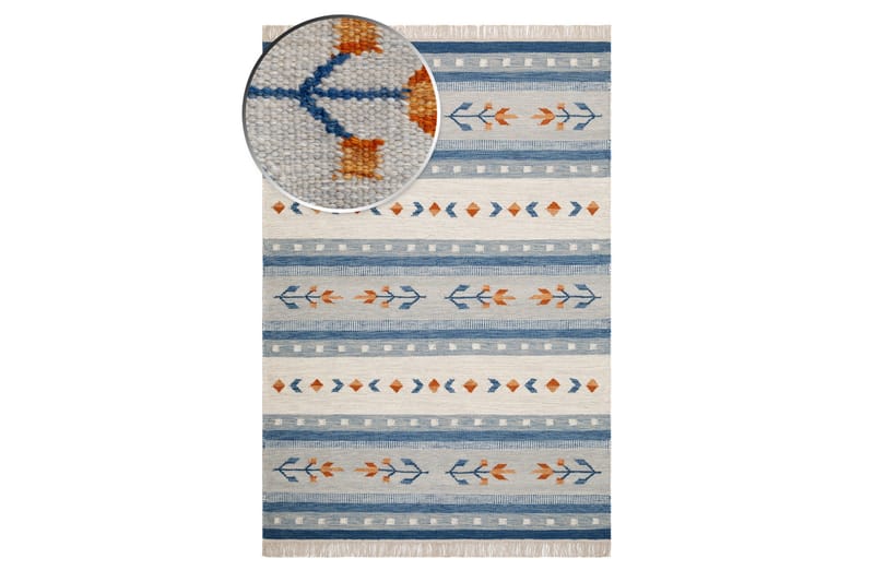 Fagersta Ullmatta 200x300 cm - Blå - Textil & mattor - Mattor - Modern matta - Ullmatta