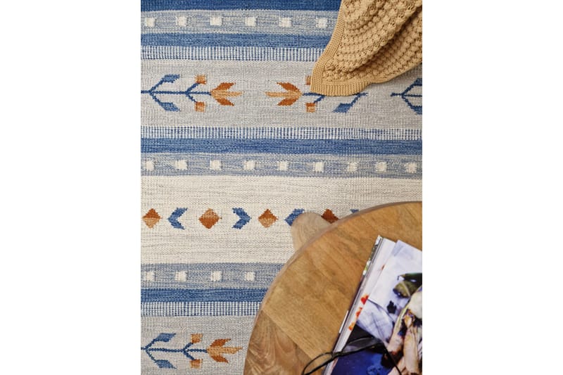 Fagersta Ullmatta 200x300 cm - Blå - Textil & mattor - Mattor - Modern matta - Ullmatta