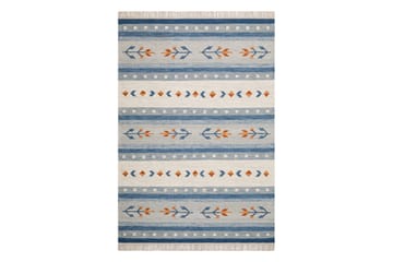 Fagersta Ullmatta 200x300 cm - Blå - Textil & mattor - Mattor - Modern matta - Ullmatta