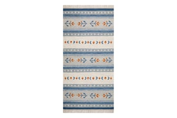 Fagersta Ullmatta 80x200 cm - Blå - Textil & mattor - Mattor - Modern matta - Ullmatta
