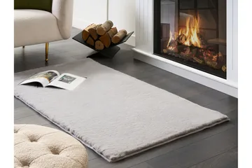 Mirpur Skinnmatta 80x150 cm - Grå - Textil & mattor - Mattor - Modern matta - Ryamatta & luggmatta