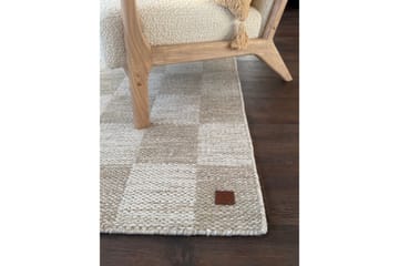 Moharan Ullmatta 140x200 cm Rektangulär - Linne - Textil & mattor - Mattor - Modern matta - Ullmatta