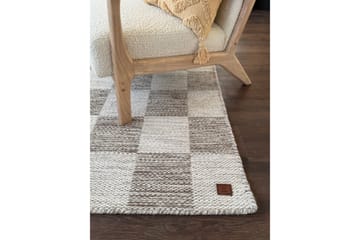 Moharan Ullmatta 200x300 cm Rektangulär - Mörkbeige - Textil & mattor - Mattor - Modern matta - Ullmatta