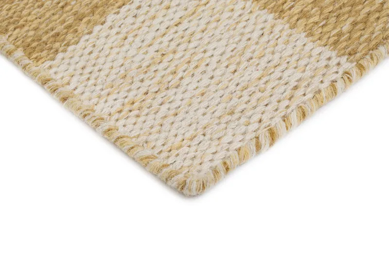 Moharan Ullmatta 240x340 cm Rektangulär - Gul - Textil & mattor - Mattor - Modern matta - Ullmatta