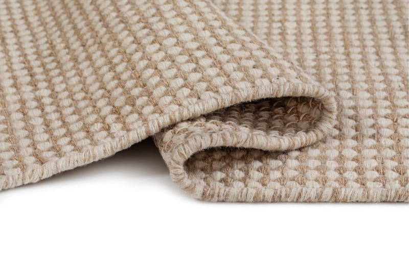 Mohardi Ullmatta 140x200 cm Rektangulär - Linne - Textil & mattor - Mattor - Modern matta - Ullmatta