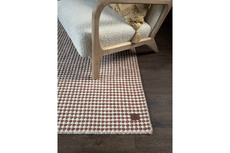 Mohardi Ullmatta 160x230 cm Rektangulär - Terrakotta - Textil & mattor - Mattor - Modern matta - Ullmatta