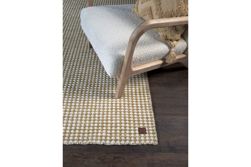 Mohardi Ullmatta 80x300 cm Oblong - Gul - Textil & mattor - Mattor - Modern matta - Ullmatta