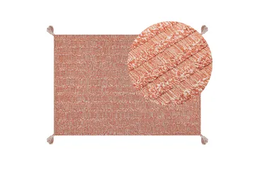 Mugla Ryamatta 140x200 cm - Orange - Textil & mattor - Mattor - Modern matta - Bomullsmatta