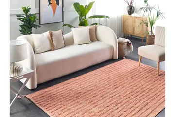 Mugla Ryamatta 160x230 cm - Orange - Textil & mattor - Mattor - Modern matta - Bomullsmatta