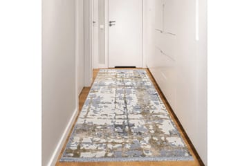 Naveena Gångmatta 80x500 cm Rektangulär - Grå/Beige/Creme - Textil & mattor - Mattor - Modern matta - Gångmattor