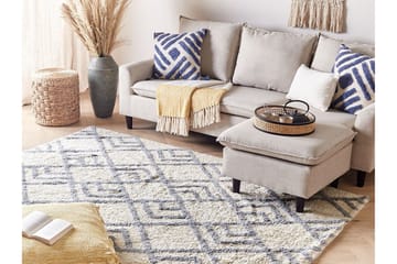 Nevsehir Ryamatta 140x200 cm - Beige - Textil & mattor - Mattor - Modern matta - Bomullsmatta