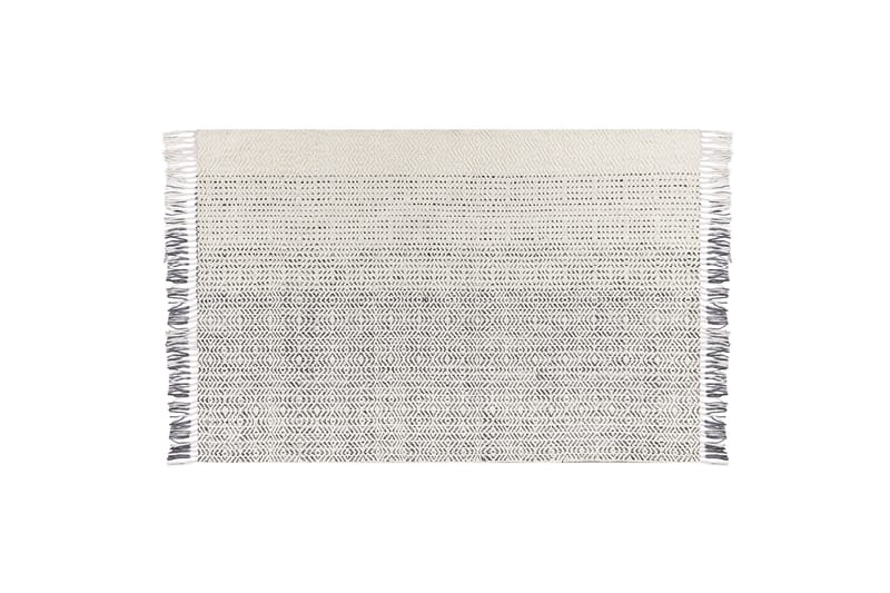 Omerli Ullmatta 140x200 cm, Svart/Vit