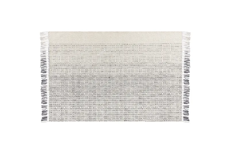 Omerli Ullmatta 160x230 cm - Svart/Vit - Textil & mattor - Mattor - Modern matta - Ullmatta