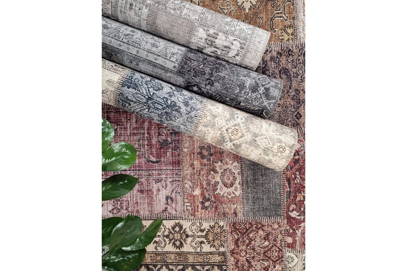 Patchwork Wiltonmatta 80x150 cm - Flerfärgad - Textil & mattor - Mattor - Modern matta - Wiltonmattor