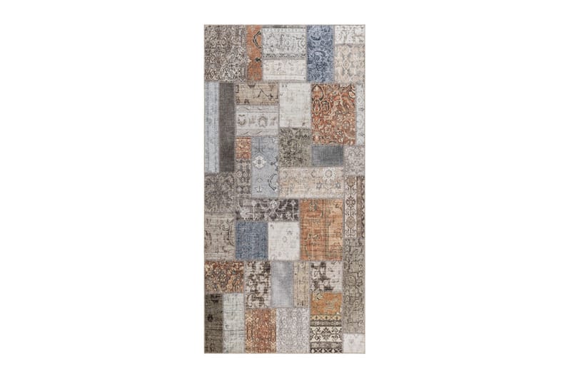 Patchwork Wiltonmatta 80x150 cm - Flerfärgad - Textil & mattor - Mattor - Modern matta - Wiltonmattor