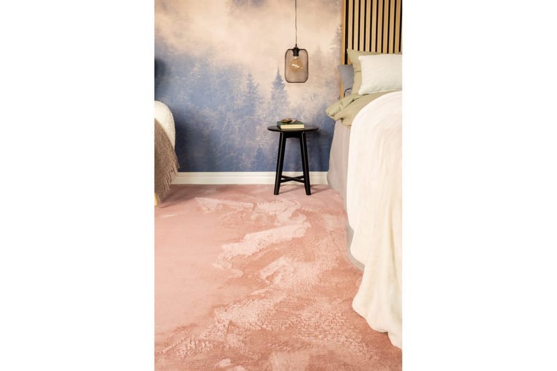 Relax Stor Rektangulär Ryamatta & Luggmatta 200x290 cm - Rosa - Textil & mattor - Mattor - Modern matta - Ryamatta & luggmatta