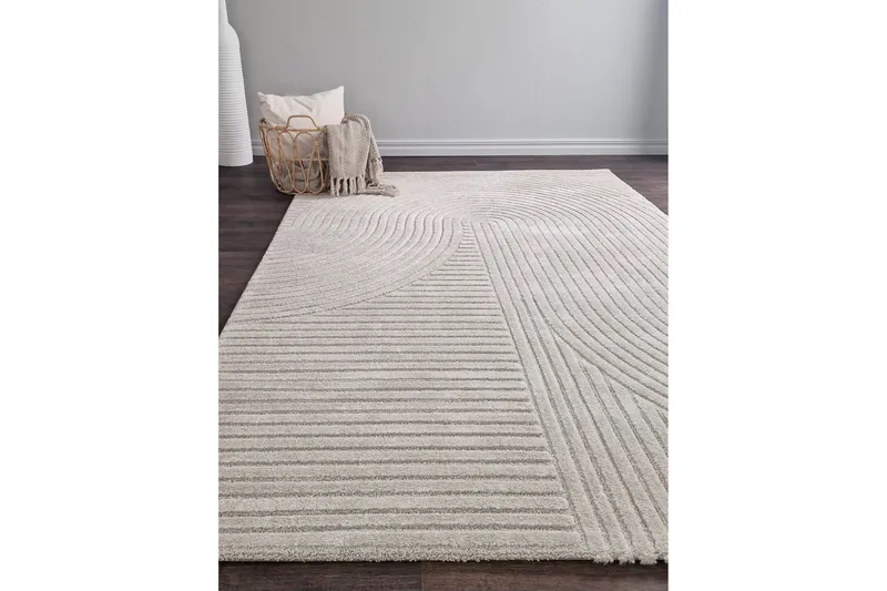 Bella Wiltonmatta 160x230 cm Rektangulär - Linne - Textil & mattor - Mattor - Modern matta - Friezematta