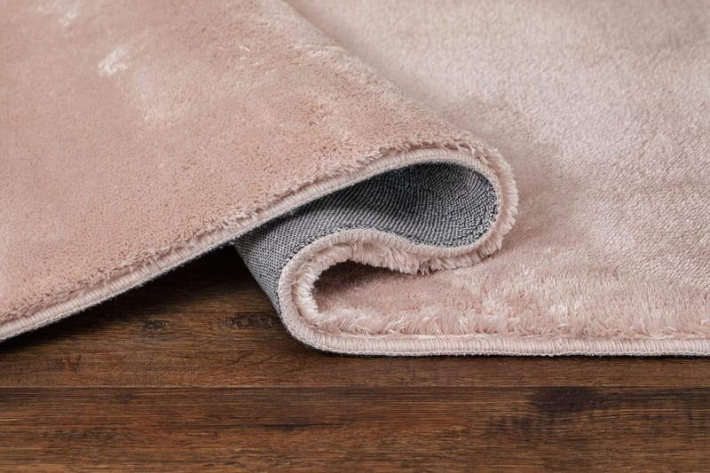 Cozy Ryamatta 120 cm Rund - Rosa - Textil & mattor - Mattor - Modern matta - Ryamatta & luggmatta