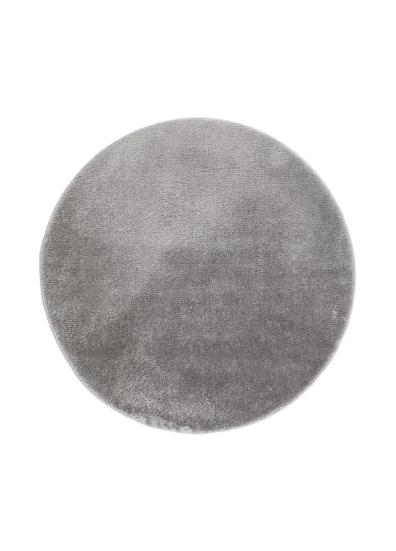 Cozy Ryamatta 120 cm Rund, Silver