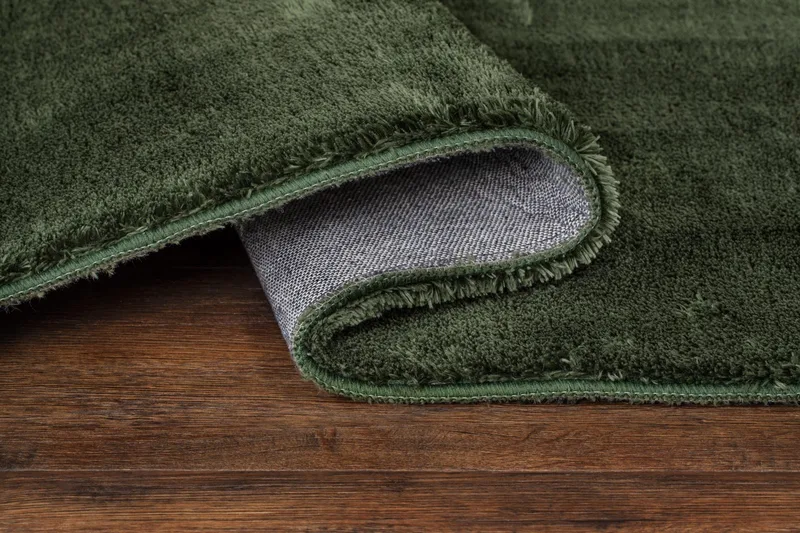 Cozy Ryamatta 160 cm Rund - Grön - Textil & mattor - Mattor - Modern matta - Ryamatta & luggmatta